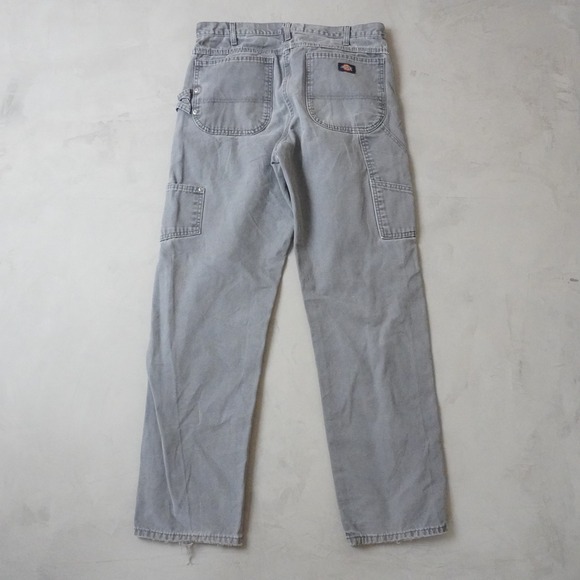 Dickies Other - Dickies Carpenter Pants 34x34 Mens Grey Duck Canvas Utility Workwear Relaxed Fit